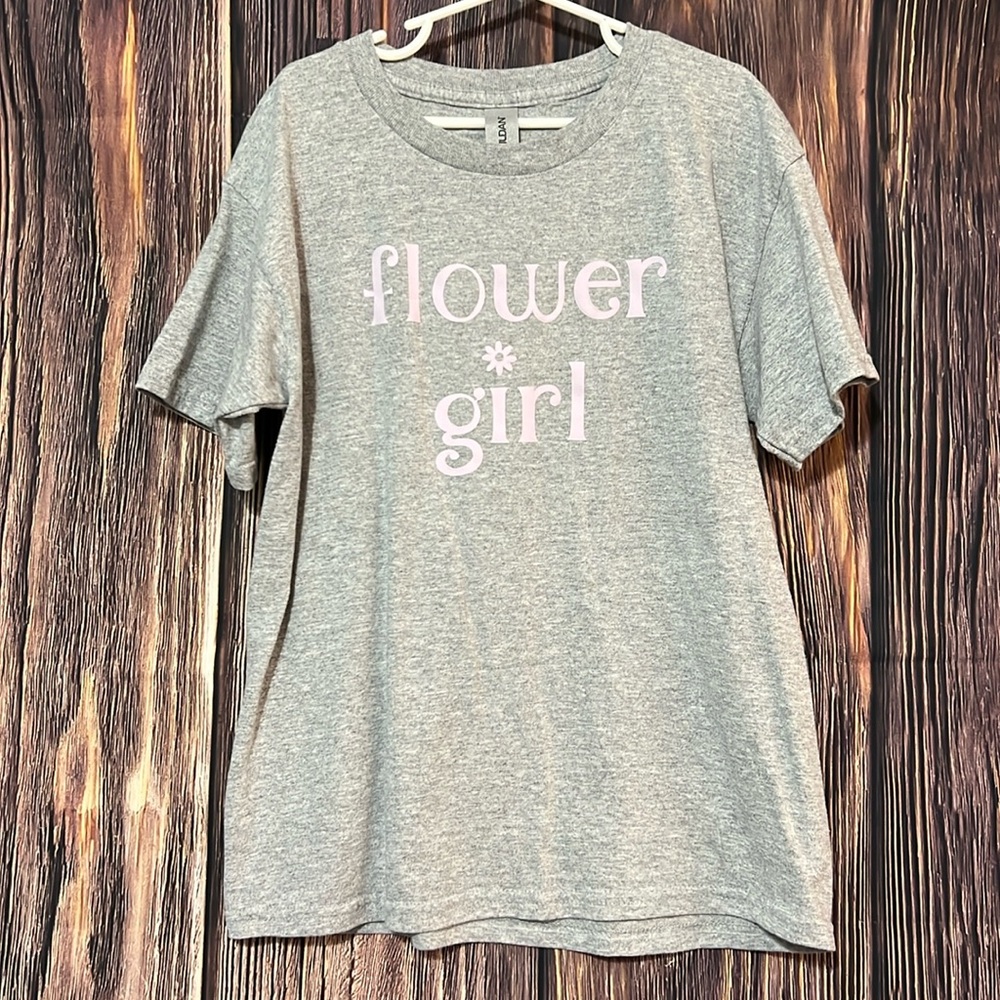 Flower Girl Tee- Size Youth Small